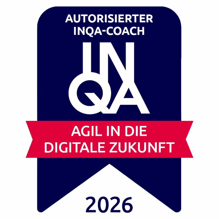 Badge Autorisierter INQA Coach 2026 Andreas Dittlmann